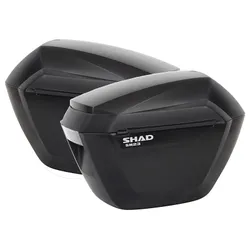 SIDE CASE/PANNIER SHAD SH23 23L BLACK BRUT (FITTING KIT 3P SYSTEM SOLD SEPARATELY) (D0B23100) (PAIR)