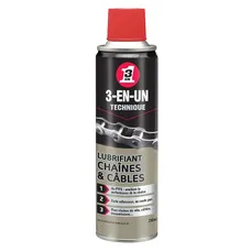 LUBRICANT 3-IN-UN PTFE FOR CHAIN AND CABLE (AEROSOL 250 ML)