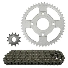 KIT CHAINE ADAPTABLE MBK 50 XPOWER 1996>2004 428 47x12 (DEMULTIPLICATION D'ORIGINE) -TOP PERFORMANCES