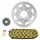 KIT CHAINE ADAPTABLE HONDA 125 CB 1972>1976, K5 1975>1981, JX 1975>1979 428 15x47 (DIAM COURONNE 58/90/8.5/10.5) (DEMULTIPLICATION ORIGINE) -AFAM