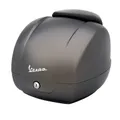 TOP CASE 36L WITH DOSSERET OEM PIAGGIO 125-300 VESPA GTS 2022 > OTTIMISTA MATTE GREY (G22)-CM273383
