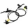 FREIN A DISQUE VTT HYDRAULIQUE MAGURA MT-C PERF NOIR AVANT ET ARRIERE 1950mm / 2400mm (KIT) (MONTAGE ATELIER)