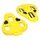 CALE PEDAL MICHE YELLOW FIXE (PAIR)