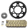ADAPTABLE CHAIN KIT BENELLI 125 TNT TORNADO NAKED 428 15X37 (OEM GEARING) -AFAM