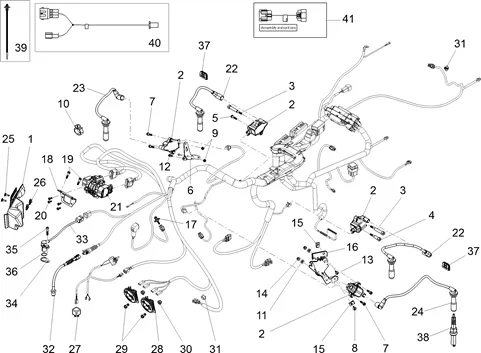 Circuit electrique AV