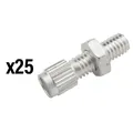 VIS CREUSE TENDEUR DE CABLE VELO M6 ALU (VENDU PAR 25) -ELVEDES