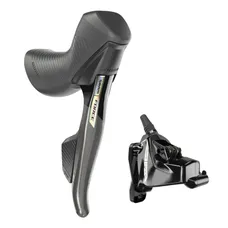 FREIN A DISQUE ROUTE HYDRAULIQUE SRAM 12V. FORCE E-TAP AXS DROIT (LEVIER/MANETTE AVEC ETRIER +DURITE ASSEMBLE 1800mm)