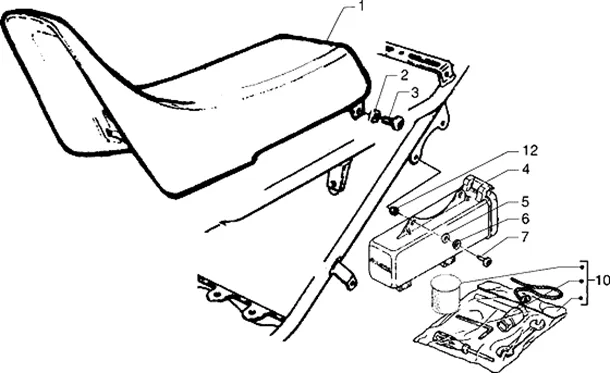Selle-Trousse à outils