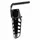 DISPLAY STAND/MOUNT BICYCLE MURAL TO CROCHET FOR FAT BIKE JUSQU'TO 4.25'' WITH SYSTEM LOCK NOT INCLUDED (MOUNTING KIT BICYCLE WHEEL)