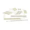 STICKER/STICKER/KIT DECORS JAUNE OEM PIAGGIO 50-125 SPRINT SIXTIES 2016 >-2H003836000A2