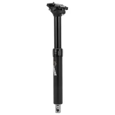 TIGE DE SELLE VTT TELESCOPIQUE CONTROLTECH AIR / HUILE ALU NOIR DIAM. 30.9 L346 mm (REGLAGE PAR CABLE INTERNE DEBATTEMENT 100mm) MANETTE COMMANDE AU CINTRE REF 225069, 225070