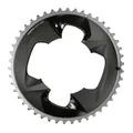ROAD CHAINRING 4-BOLT DIA. 107 FOR SRAM OEM 46T OUTER FORCE AXS ALUMINIUM GREY/BLACK 12-SPEED