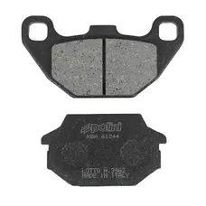 PLAQUETTE DE FREIN POLINI POUR KYMCO 50 MAXXER, 125-150 PEOPLE, 125-150 AGILITY, 125 SUPER 8, 200 AGILITY, SYM 125 JOYRIDE 2005>2014 (174.0049) (ORIGINAL)