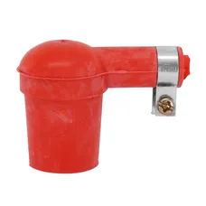 SPARK PLUG CAP P2R RUBBER WATERPROOF RED