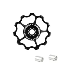 GALET DERAILLEUR TOOPRE 11 DENTS NOIR (VENDU A L'UNITE) -INCLUS RONDELLES 4 ET 5 mm