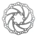 BRAKE DISC ROAD/MTB 6 HOLES ELVEDES 140 mm SILVER (86 g) -THICKNESS 1.8 mm- INCLUDED SCREW