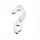 PATTE DE DERAILLEUR ALU MARWI GT GH-284 (VENDU A L'UNITE SUR CARTE)
