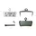 DISC BRAKE PAD SET MTB AVID XO TRAIL, ELIXIR 9 AND ELIXIR 7 TRAIL, SRAM G2 ULTIMATE AND RSC, GUIDE ULTIMATE, RSC, RS, R, T (SWISSSTOP ORGANIC - DISC 31E)(PAIR CARDED) - COMPATIBLE E-BIKE