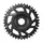 MTB CHAINRING DIRECT MOUNT 38T BLACK ALUMINIUM STRONGLIGHT E-BIKE SINGLE ALUMINIUM 7075 STRONGLIGHT (FOR SYSTEM BOSCH 3EME GENERATION)
