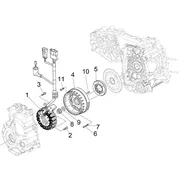 Volant magnetique