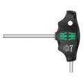 CLE ALLEN/6 PANS MANCHE EN T WERA 454 HEX PLUS 6x100mm NOIR/VERT (VENDU A L'UNITE) -MARQUE ALLEMANDE POUR LES ATELIERS