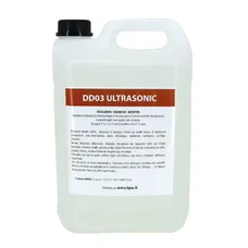 DETERGENT NETTOYEUR/TRAY ULTRASONS PROFESSIONAL DD03 5L (DEGRAISSE + DESOXYDE - PRODUIT SURPUISSANT) (A DILUER 2 A 5%)