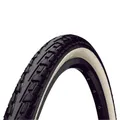 PNEU VTC URBAIN 700 X 47 CONTINENTAL RIDE TOUR NOIR FLANC BLANC TR (47-622) COMPATIBLE VAE