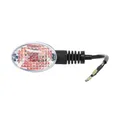 CLIGNOTANT 50 A BOITE/CYCLO ADAPTABLE DERBI 50 SENDA/GILERA 50 SMT/YAHAHA 50 TZR/MBK 50 XPOWER, 51 KANSAS AVANT OU ARRIERE TRANSPARENT (HOMOLOGUE CE) (PAIRE) -SELECTION P2R