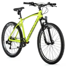 CONVENTIONAL BICYCLE MTB 26 LEADER FOX MXC YELLOW FLUORESCENT 8-SPEED FRAME 16 INCHES (SIZE JUNIOR GARCON 148 TO 156 cm)