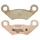 BRAKE PAD SET NEWFREN FOR POLARIS 400 SPORTSMAN 2001> FRONT, 350 SPORTSMAN 4X4 1993> FRONT, 700 SPORTSMAN 4X4 2002> FRONT (L 97 mm - H 39 mm - P 7 mm) (FD0302SV) (ATV SINTERED METAL)