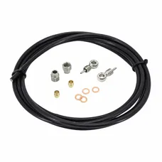 BRAKE HOSE BRAKE DISC NEWTON BLACK 2.5M (KIT COMPLETS WITH FIXATIONS FOR 2 ETRIERS) UNIVERSAL FOR SHIMANO AND AUTRE BRAKE - CABLE HOUSING HYDRAULIC 