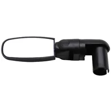 BICYCLE MIRROR LEFT OR RIGHT ZEFAL SPIN RABATTABLE MOUNTING KIT EXTREMITE HANDLEBAR (UTILISATION ROAD) (MIROIR 6X3CM) 25X110X22 MM