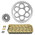 KIT CHAINE ADAPTABLE DUCATI 1200 MULTISTRADA 2010>2017, MULTISTRADA S 2010>2017, MULTI STRADA ABS 2010>2017 530 15x40 (DIAM COURONNE 60/110/38) (DEMULTIPLICATION ORIGINE) -AFAM