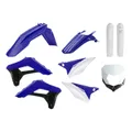 CARROSSERIE/CARENAGE MOTO ENDURO SHERCO 125, 250 SE-R 2017>2023, 250, 450 SEF-R 2017>2023 BLEU/BLANC/NOIR (COULEUR OEM) (KIT PLASTIQUES 9 PIECES) -POLISPORT