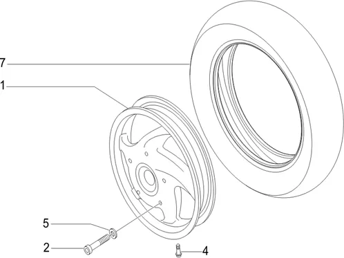 Roue avant