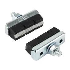 BRAKE SHOE HOLDER CITY CALIPER SYMETRIQUE FIBRAX CONDITION HUMIDE FOR RIM STEEL 40 mm (1 PAIR CARDED)