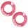 DISC LOCKRING OF BRAKE CENTERLOCK TRIPEAK ALUMINIUM ULTRA LEGER 7 g PINK - SERRAGE INTERNAL (SOLD AS A PAIR)