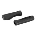 GRIP CITY/MTB NEWTON BICYCLE AERO ERGONOMIQUE BLACK WITH CLAMP CHC BLACK L130MM - MATERIAU RECYCLE (PAIR)