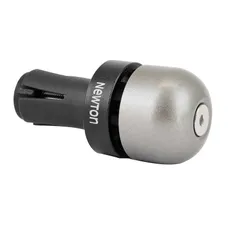 BICYCLE BELL PING 22,2 mm GREY MOUNTING KIT HANDLEBAR END PLUG (SOLD INDIVIDUALLY) - COMPATIBLE BICYCLE ROAD