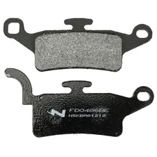 BRAKE PAD SET NEWFREN FOR YAMAHA 125 BW'S 2010> FRONT, 125 XENTER 2012>2016 FRONT, 150 XENTER 2012>2016 FRONT (L109.5 mm - 113.6 mm - H 51 mm - 41.2 mm - P 8.8 mm) (FD0486BE) (ELITE ORGANIC)