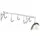 DISPLAY STAND/MOUNT BICYCLE MURAL OFFICINE PAROLIN FOR 6 BICYCLES MOUNTING KIT ON WHEEL (126X45CM) -GIST