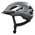 CASQUE VELO ADULTE ABUS URBAN-I 4.0 GRIS GRAPHITE TAILLE M (54-58cm) REGLAGE MOLETTE / ECLAIRAGE ARRIERE USB (VENDU A L'UNITE EN BOITE)