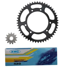 ADAPTABLE CHAIN KIT MBK 50 X-LIMIT 2004>/YAMAHA 50 DTR 2004> 420 13X50 (BORE 105 mm) -P2R