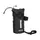 BAG OF HANDLEBAR/GUIDON BICYCLE ZEFAL Z ADVENTURE POUCH BAG BLACK MOUNTING KIT VELCROS (LG180MM X D90MM - 1.1 LITRE) - WITH REFLECTEURS