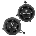 PROTECTION/COUVRE CARTER MOTO POUR YAMAHA 700 MT-07 2014>2020 ALU CNC ANODISE NOIR (PAIRE) -AVOC