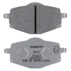 BRAKE PAD SET NISSIN FOR YAMAHA 50 TZR 1992>2003 REAR, 125 TDR 1993> FRONT/REAR, 125 DT R 1988>2003 FRONT/REAR, 660 XT Z TENERE 1991>1996 REAR/MBK 50 X-POWER 1992>2003 REAR (A0260) (SEMI METAL) -ECE R90