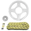 ADAPTABLE CHAIN KIT YAMAHA 125 YBR 2006>2016 428 14X45 (DIAMETER REAR SPROCKET 65/80/8.5) (OEM GEARING) -AFAM