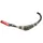 EXHAUST SYSTEM 50CC GEARED MOTORCYCLE VOCA ROOKIE FOR BETA 50 RR/PEUGEOT 50 XP6/YAMAHA 50 DT R (ROUTING LOWER -SILENCER ALUMINIUM RED)