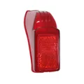 CABOCHON FEU ARRIERE CYCLO ADAPTABLE SOLEX 3800, 2200, 1700 ROUGE -SELECTION P2R