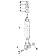 Suspension arrière - Amortisseur/s